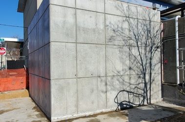 MTA – Six Station – Concrete Wall
